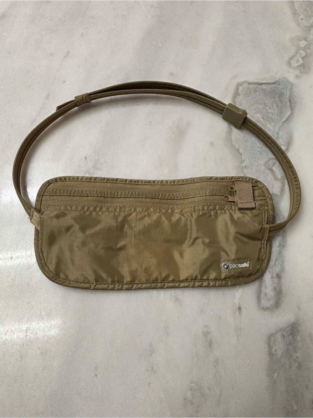 Pacsafe Travel Security Crosssafe RFID Anti-Theft Organizer Bag – Olive Green